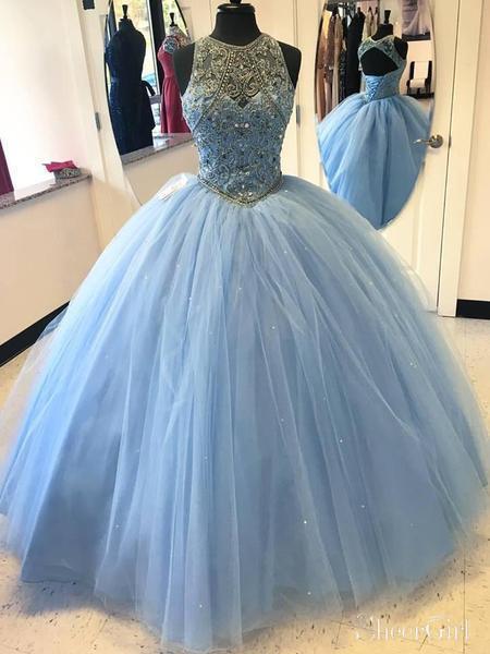 Sky Blue Sweet 16 Quinceanera Dress ...